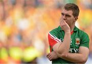 23 September 2012; A dejected Seamus O'Shea, Mayo, after the game. GAA Football All-Ireland Senior Championship Final, Donegal v Mayo, Croke Park, Dublin. Picture credit: Brendan Moran / SPORTSFILE