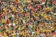 23 September 2012; Donegal and Mayo fans on the hill. GAA Football All-Ireland Senior Championship Final, Donegal v Mayo, Croke Park, Dublin. Picture credit: Oliver McVeigh / SPORTSFILE