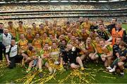 23 September 2012; The Donegal squad celebrate with the Sam Maguire Cup. GAA Football All-Ireland Senior Championship Final, Donegal v Mayo, Croke Park, Dublin. Picture credit: Ray McManus / SPORTSFILE