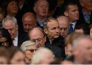 23 September 2012; Micheal Martin T.D. ahead of the game. Supporters at GAA Football All-Ireland Championship Finals, Croke Park, Dublin. Picture credit: Stephen McCarthy / SPORTSFILE