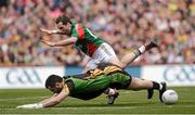 23 September 2012; Paul Durcan, Donegal, in action against Michael Conroy, Mayo. GAA Football All-Ireland Senior Championship Final, Donegal v Mayo, Croke Park, Dublin. Picture credit: David Maher / SPORTSFILE