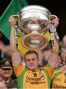 23 September 2012; Peter Witherow, Donegal, lifts the Sam Maguire Cup. GAA Football All-Ireland Senior Championship Final, Donegal v Mayo, Croke Park, Dublin. Picture credit: Stephen McCarthy / SPORTSFILE