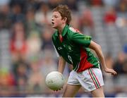 23 September 2012; Eoin Crilly, Saint & Scholars Integrated P.S., Armagh, Co. Armagh, representing Mayo, during the INTO/RESPECT Exhibition GoGames at the GAA Football All-Ireland Senior Championship Final between Donegal and Mayo. Croke Park, Dublin. Photo by Sportsfile