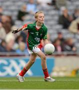 23 September 2012; Colm Joyce, St. Corban's N.S., Naas, Co. Kildare, representing Mayo, during the INTO/RESPECT Exhibition GoGames at the GAA Football All-Ireland Senior Championship Final between Donegal and Mayo. Croke Park, Dublin. Photo by Sportsfile