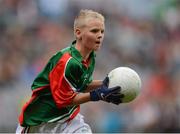 23 September 2012; John Joe McVicker, Edmund Rice CBS, Belfast, Co. Antrim, representing Mayo, during the INTO/RESPECT Exhibition GoGames at the GAA Football All-Ireland Senior Championship Final between Donegal and Mayo. Croke Park, Dublin. Photo by Sportsfile