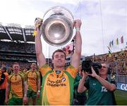 23 September 2012; Eamon McGee, Donegal, celebrates with the Sam Maguire Cup. GAA Football All-Ireland Senior Championship Final, Donegal v Mayo, Croke Park, Dublin. Picture credit: David Maher / SPORTSFILE