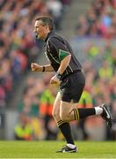 23 September 2012; Maurice Deegan, referee. GAA Football All-Ireland Senior Championship Final, Donegal v Mayo, Croke Park, Dublin. Picture credit: Brendan Moran / SPORTSFILE