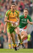 23 September 2012; Rory Kavanagh, Donegal, in action against Alan Dillon, Mayo. GAA Football All-Ireland Senior Championship Final, Donegal v Mayo, Croke Park, Dublin. Picture credit: Brendan Moran / SPORTSFILE