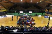 26 September 2012; A general view of the draw of the Basketball Ireland Domestic Season 2012/2013. National Basketball Arena, Tallaght, Dublin. Picture credit: Barry Cregg / SPORTSFILE