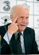26 September 2012; Republic of Ireland manager Giovanni Trapattoni during the squad announcement for their 2014 FIFA World Cup Qualifiers against Germany on Friday 12th October and against Faroe Islands on Tuesday 16th October. Republic of Ireland Squad Announcement, Aviva Stadium, Landsdowne Road, Dublin. Picture credit: David Maher / SPORTSFILE