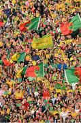 23 September 2012; Mayo and Donegal supporters on Hill 16 during the game. Supporters at GAA Football All-Ireland Championship Finals, Croke Park, Dublin. Picture credit: Ray McManus / SPORTSFILE