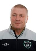 27 September 2012; Dave Bell, Republic of Ireland assistant coach. Republic of Ireland Women's U17 Squad Photos, AUL Complex, Clonshaugh, Dublin. Picture credit: Matt Browne / SPORTSFILE
