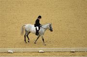 4 September 2012; Ireland's Helen Kearney, from Dunlaven, Co. Wicklow, on Mister Cool, competes in the dressage individual freestyle test - Grade Ia. London 2012 Paralympic Games, Equestrian, Greenwich Park, Greenwich, London, England. Picture credit: Brian Lawless / SPORTSFILE