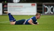 29 September 2012; Peter Robb, Leinster, goes over to score his side's second try. Under 19 Interprovincial Championship, Leinster v Connacht, Ashbourne RFC, Ashbourne, Co Meath. Picture credit: Matt Browne / SPORTSFILE