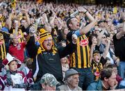 30 September 2012; Kilkenny supporters celebrate near the end of the game. Supporters at the GAA Hurling All-Ireland Senior Championship Final Replay, Kilkenny v Galway, Croke Park, Dublin. Photo by Sportsfile
