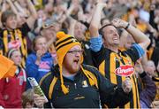 30 September 2012; Kilkenny supporters celebrate during the game. Supporters at the GAA Hurling All-Ireland Senior Championship Final Replay, Kilkenny v Galway, Croke Park, Dublin. Photo by Sportsfile