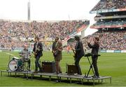30 September 2012; The Stunning performing in Croke Park. Entertainment at the GAA Hurling All-Ireland Championship Finals, Croke Park, Dublin. Picture credit: Pat Murphy / SPORTSFILE
