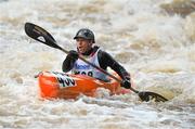 29 September 2012; Richard Reid, in action on the Straffan Weir, in the senior BBB, during the 2012 Liffey Descent. River Liffey, Straffan, Co. Kildare. Picture credit: Barry Cregg / SPORTSFILE