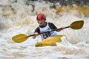 29 September 2012; Lorraine Beirne, Portrun Kayak Club, Co. Roscommon, in action on the Straffan Weir, in the Senior Women GP class, during the 2012 Liffey Descent. River Liffey, Straffan, Co. Kildare. Picture credit: Barry Cregg / SPORTSFILE