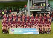 29 September 2012; The Galway squad. All-Ireland Intermediate Camogie Championship Final Replay, in association with RTÉ Sport, Derry v Galway, Donaghmore Ashbourne GFC, Ashbourne, Co. Meath. Picture credit: Matt Browne / SPORTSFILE