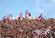 30 September 2012; Galway supporters on Hill 16 ahead of the game. Supporters at the GAA Hurling All-Ireland Senior Championship Final Replay, Kilkenny v Galway, Croke Park, Dublin. Picture credit: Stephen McCarthy / SPORTSFILE