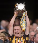 30 September 2012; Kilkenny's Cillian Buckley lifts the Liam MacCarthy Cup. GAA Hurling All-Ireland Senior Championship Final Replay, Kilkenny v Galway, Croke Park, Dublin. Picture credit: Stephen McCarthy / SPORTSFILE