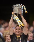 30 September 2012; Kilkenny's David Herity lifts the Liam MacCarthy Cup. GAA Hurling All-Ireland Senior Championship Final Replay, Kilkenny v Galway, Croke Park, Dublin. Picture credit: Stephen McCarthy / SPORTSFILE