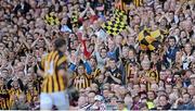 30 September 2012; Kilkenny supporters applaud Walter Walsh as he leaves the field during a second half substitution. GAA Hurling All-Ireland Senior Championship Final Replay, Kilkenny v Galway, Croke Park, Dublin. Picture credit: Stephen McCarthy / SPORTSFILE