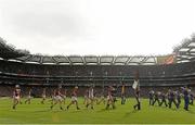 30 September 2012; A general view of Croke Park during the pre-match parade. GAA Hurling All-Ireland Senior Championship Final Replay, Kilkenny v Galway, Croke Park, Dublin. Picture credit: Stephen McCarthy / SPORTSFILE