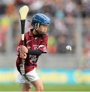 30 September 2012; Liam Mac Pháidín, from Ballyboden St. Endas, Dublin, representing Galway, during the INTO/RESPECT Exhibition GoGames at the GAA Hurling All-Ireland Senior Championship Final Replay between Kilkenny and Galway. Croke Park, Dublin. Picture credit: David Maher / SPORTSFILE