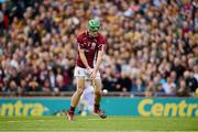 30 September 2012; David Burke, Galway, shoots to score his side's second goal. GAA Hurling All-Ireland Senior Championship Final Replay, Kilkenny v Galway, Croke Park, Dublin. Picture credit: Ray McManus / SPORTSFILE