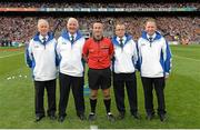 30 September 2012; Referee James McGrath and umpires. GAA Hurling All-Ireland Senior Championship Final Replay, Kilkenny v Galway, Croke Park, Dublin. Picture credit: Ray McManus / SPORTSFILE