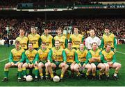17 March 1998; The Corofin team. AIB GAA Football All-Ireland Senior Club Championship Final, Corofin, Co. Galway v Dungiven, Co. Derry, Croke Park, Dublin. Picture credit: Ray McManus / SPORTSFILE