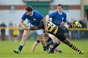 6 October 2012; Darren Hudson, St. Mary's College, is tackled by Dom Lespierre, Young Munster. Ulster Bank League Division 1A, Young Munster v St.  Mary's College. Picture credit: Diarmuid Greene / SPORTSFILE