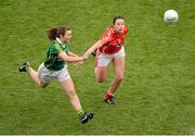7 October 2012; Cait Lynch, Kerry, in action against Norita Kelly, Cork. TG4 All-Ireland Ladies Football Senior Championship Final, Cork v Kerry, Croke Park, Dublin. Picture credit: Stephen McCarthy / SPORTSFILE