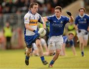 7 October 2012; Ronan McRory, Errigal Ciaran, in action against Conor O'Hara, Dromore. Tyrone County Senior Football Championship Final, Dromore v Errigal Ciaran, Healy Park, Omagh, Co. Tyrone. Photo by Sportsfile
