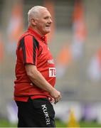 7 October 2012; Cork manager Eamonn Ryan during the final moments of the game. TG4 All-Ireland Ladies Football Senior Championship Final, Cork v Kerry, Croke Park, Dublin. Picture credit: Brendan Moran / SPORTSFILE