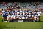 7 October 2012; The Waterford squad. TG4 All-Ireland Ladies Football Intermediate Championship Final, Armagh v Waterford, Croke Park, Dublin. Picture credit: Ray McManus / SPORTSFILE