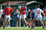 18 January 2003; Rory O'Connell, Vodafone 2001 GAA All-Stars, in action against Enda McNulty (2), Vodafone 2002 GAA All-Stars. Vodafone GAA All-Star Exhibition Game, Vodafone 2002 All -Stars v Vodafone 2001 All -Stars, University of San Diego, Canyon Field, Linda Vista Road, San Diego, California, USA. Picture credit; Ray McManus / SPORTSFILE *EDI*