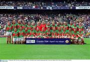 29 September 2002; The Mayo Team. Monaghan v Mayo, All-Ireland Ladies Football Championship Final, Croke Park, Dublin. Picture credit; Pat Murphy / SPORTSFILE
