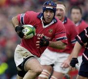 18 January 2003; Mike Mullins, Munster. Rugby. Picture credit; Brendan Moran / SPORTSFILE *EDI*