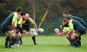 10 October 2012; Munster players including Paul O'Connell, back left, in action during squad training ahead of their side's Heineken Cup, Pool 1, Round 1, match against Racing Metro 92 on Saturday. Munster Rugby Squad Training, Cork Institute of Technology, Bishopstown, Cork. Picture credit: Matt Browne / SPORTSFILE