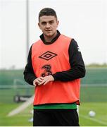 10 October 2012; Republic of Ireland's Robbie Brady during squad training ahead of their side's FIFA World Cup Qualifier match against Germany on Friday. Republic of Ireland Squad Training, Gannon Park, Malahide, Co. Dublin. Picture credit: David Maher / SPORTSFILE