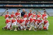 10 October 2012; Pictured at the Kellogg’s Cúl Dream Day Out in Croke Park are Under 12 hurlers. 82,000 children participated in Kellogg's GAA Cúl Camps in 2012, an increase of almost 6% on 2011, proving that the camps are one of the most popular summer camps, selected by Irish families. Over 1,000 clubs throughout the country hosted Kellogg's GAA Cúl Camps, during the summer of 2012, with the highest numbers participating in GAA strongholds like Dublin, Cork, Galway, Limerick and Kildare. Counties like Meath, Westmeath and Longford also saw a huge surge in camp registrations with numbers up by 41% in Meath, 34% in Westmeath, 21% in Mayo, 20% in Longford and 8% in Donegal. Croke Park, Dublin. Picture credit: Brian Lawless / SPORTSFILE