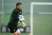 11 October 2012; Republic of Ireland's Keiren Westwood during squad training ahead of their side's FIFA World Cup Qualifier match against Germany on Friday. Republic of Ireland Squad Training, Gannon Park, Malahide, Co. Dublin. Picture credit: Brian Lawless / SPORTSFILE