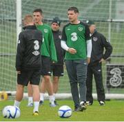 11 October 2012; Republic of Ireland's Darren O'Dea during squad training ahead of their side's FIFA World Cup Qualifier match against Germany on Friday. Republic of Ireland Squad Training, Gannon Park, Malahide, Co. Dublin. Picture credit: Brian Lawless / SPORTSFILE