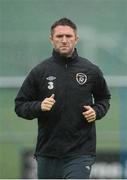 11 October 2012; Republic of Ireland's Robbie Keane does some light jogging during squad training ahead of their side's FIFA World Cup Qualifier match against Germany on Friday. Republic of Ireland Squad Training, Gannon Park, Malahide, Co. Dublin. Picture credit: Brian Lawless / SPORTSFILE
