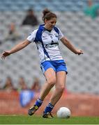 7 October 2012; Michelle Ryan, Waterford, takes a penalty which was subsequently saved. TG4 All-Ireland Ladies Football Intermediate Championship Final, Armagh v Waterford, Croke Park, Dublin. Picture credit: Brendan Moran / SPORTSFILE
