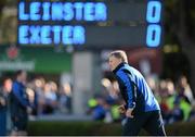 13 October 2012; Leinster head coach Joe Schmidt before the game. Heineken Cup 2012/13, Pool 5, Round 1, Leinster v Exeter Chiefs, RDS, Ballsbridge, Dublin. Picture credit: Stephen McCarthy / SPORTSFILE