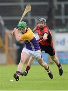 14 October 2012; Wayne Mallon, Faythe Harriers, in action against Peter Murphy, Oulart-the-Ballagh. Wexford County Senior Hurling Championship Final, Oulart-the-Ballagh v Faythe Harriers, Wexford Park, Wexford. Photo by Sportsfile